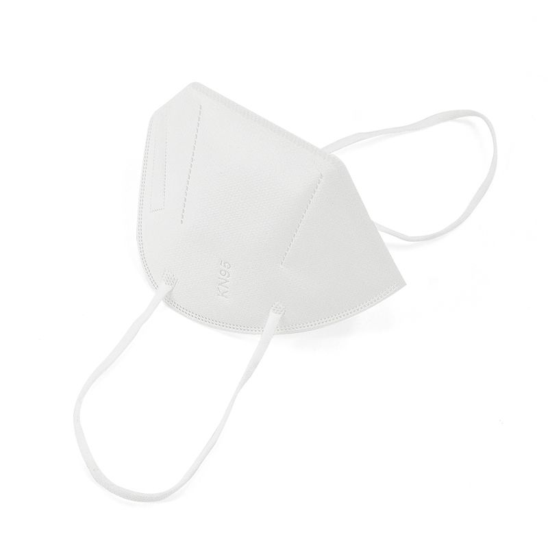 5 Ply White Disposable Anti Fog Dustproof Kn95 Protective Mask in Stock