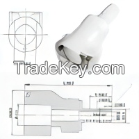 DSS 1/4 inch POM valved plastic pipe quick air connector fittings