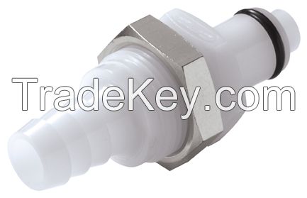 DSS 3/8&#039;&#039; POM Hose Fluid Barb Plastic Quick Disconnect Pipe Connection Fitting