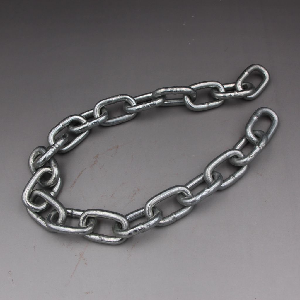 Galvanized British Type Medium Link Commercial Welded Link Chain Carbo