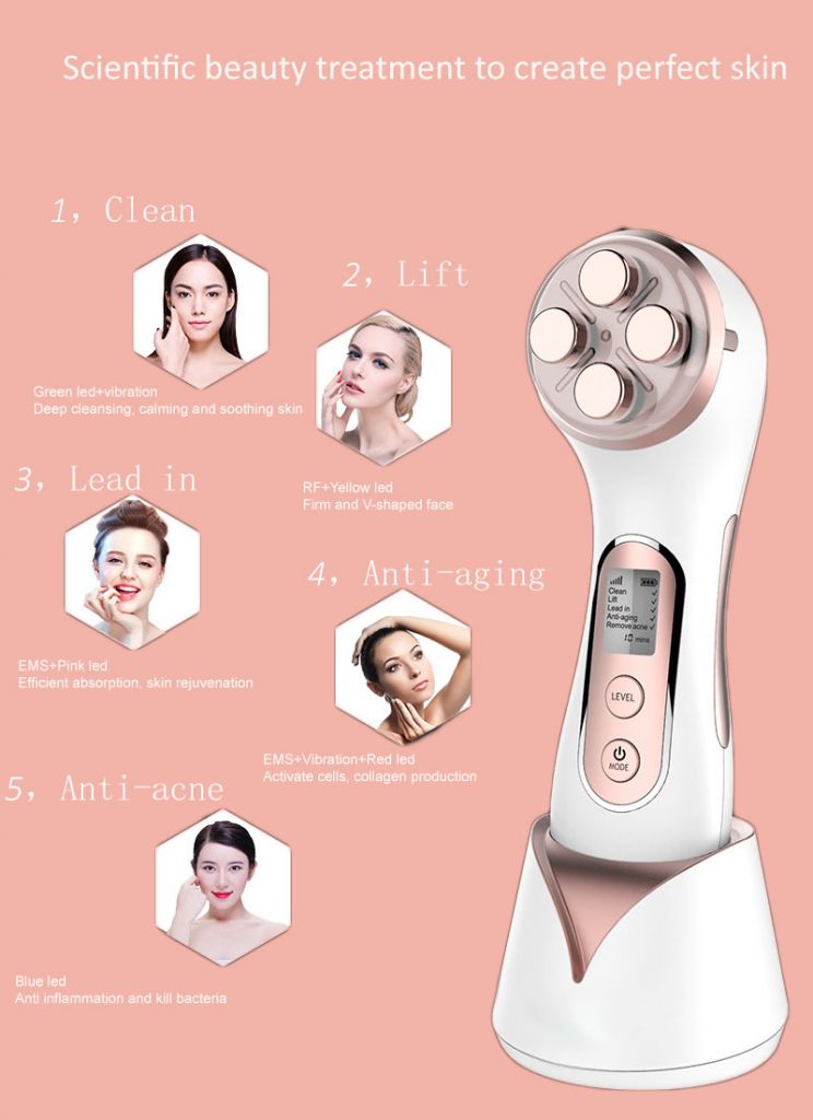 Led handheld skincare device