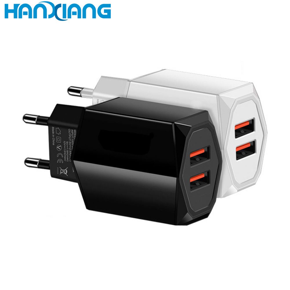 For Samsung Charger Original Mobile Phone 2 USB Ports Travel Charger QC 3.0 Universal USB Charger