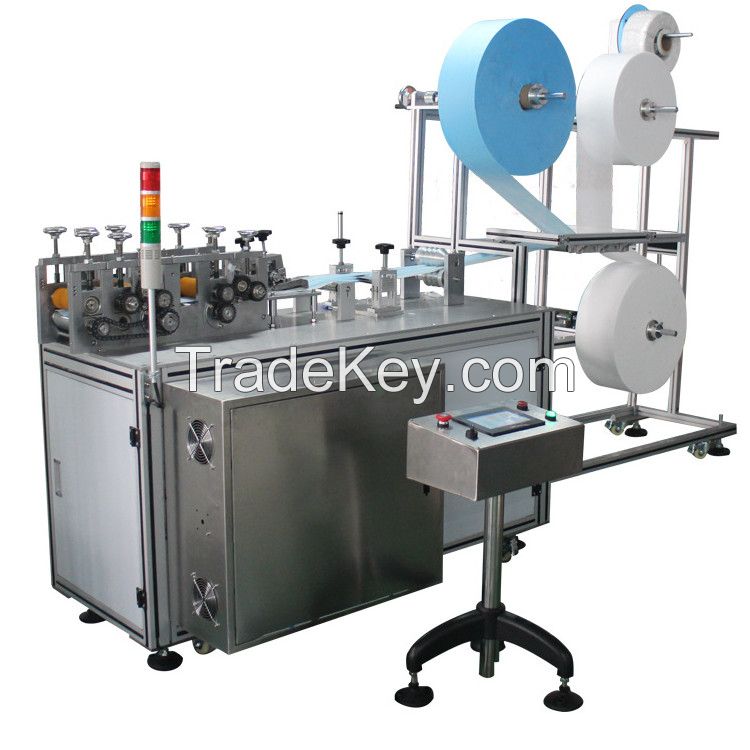 Automatic N95 3 Layers Surgical Outer Earlop Disposable Nonwoven Masks Making Machines Production Line