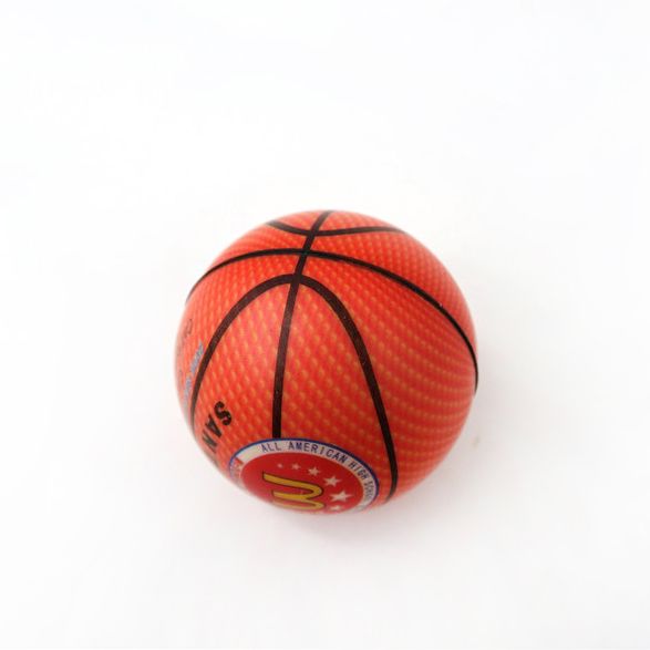 Wholesale custome logo anti stress PU foam soft school mini basketball