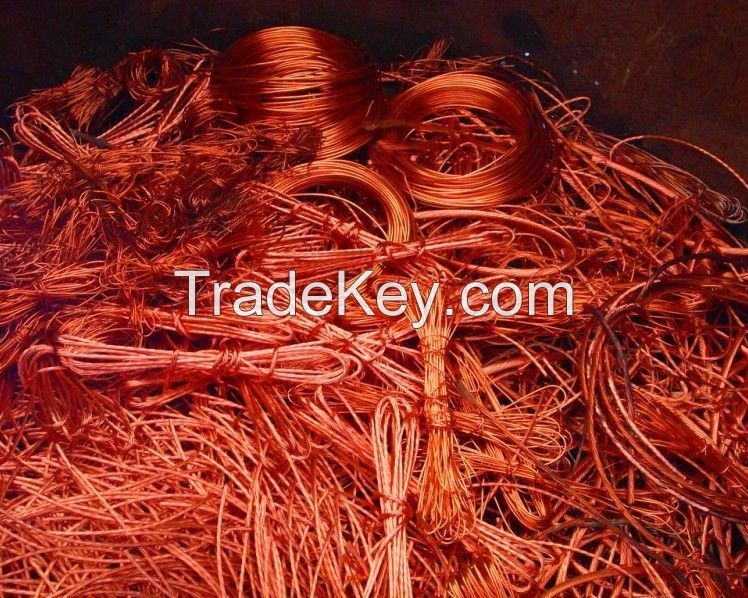 Red Copper Wire Scrap 99.9%