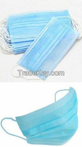 PP Non Woven Ear loop Surgical Mask, For Hospitals And Clinic, Number of Layers: 3