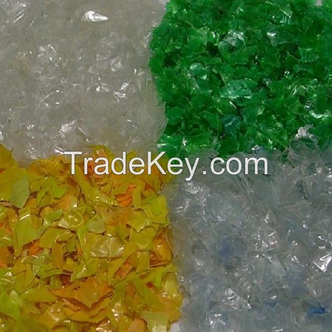 clear PET bottle scrap / PET flakes /recycled PET Resin Factory