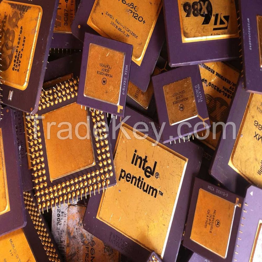 Gold Ceramic CPU Scrap