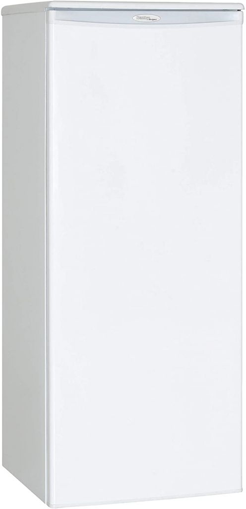 11 cubic feet of white single-door refrigerator