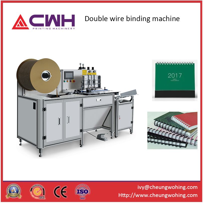 Double wire binding machine, wire o binding for calendar/notebook/etc