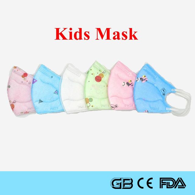 Cartoon Colorful Disposable Protective Face Mask For Kids Children Mask CE ISO FDA