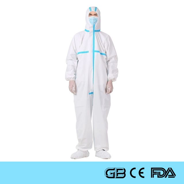 Disposable Coverall Medical Protective Suit PPE Isolation Clothing