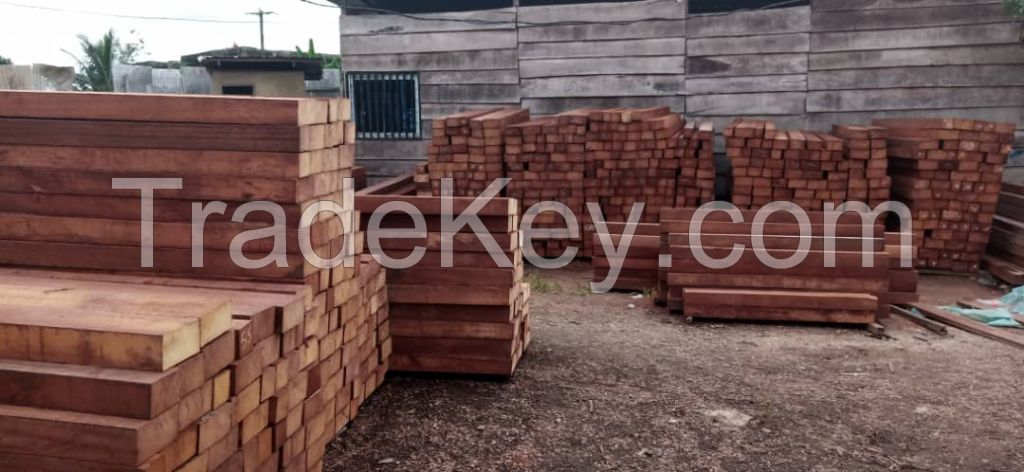 Iroko sawn timber for sale.