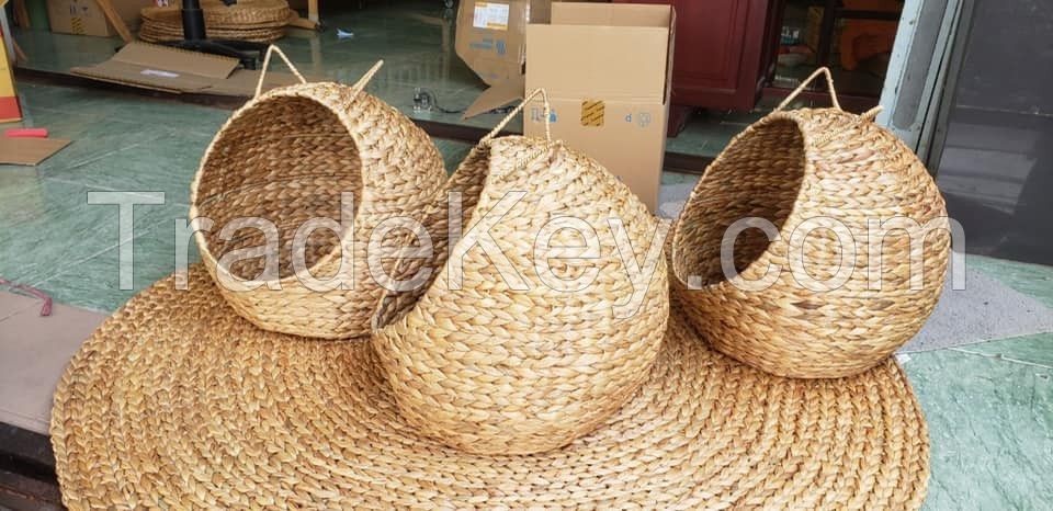 Cat house made by water hyacinth - handmade I Best choice for your cats