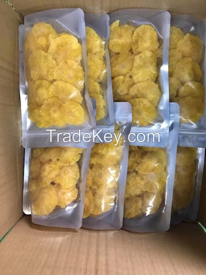 DELICIOUS DRIED PINEAPPLE SNACK VIET FRUIT EXPORT BEST QUALITY LOWEST PRICE / Ms. Julie 