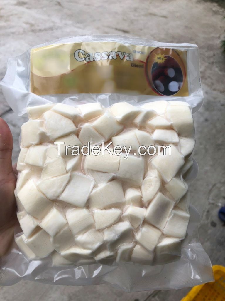 FROZEN CASSAVA WHOLESALE  FROZEN FRUITS AND VEGETABLES FROM VIETNAM WITH HIGH QUALITY / Ms. Julie