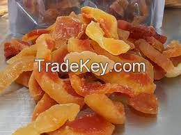 Sweet Tasted Dried Papaya in Bulk Vacuum Pack AD Drying Process