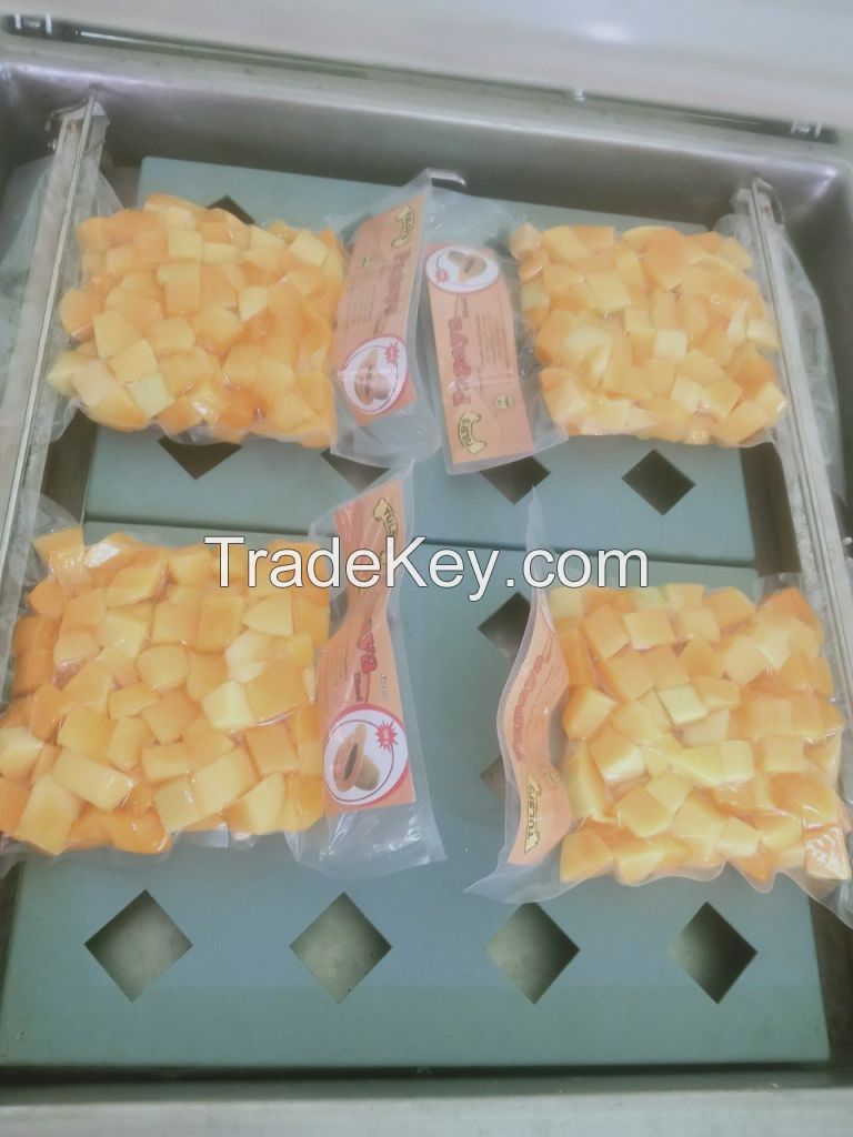 Sweet Tasted Dried Papaya in Bulk Vacuum Pack AD Drying Process