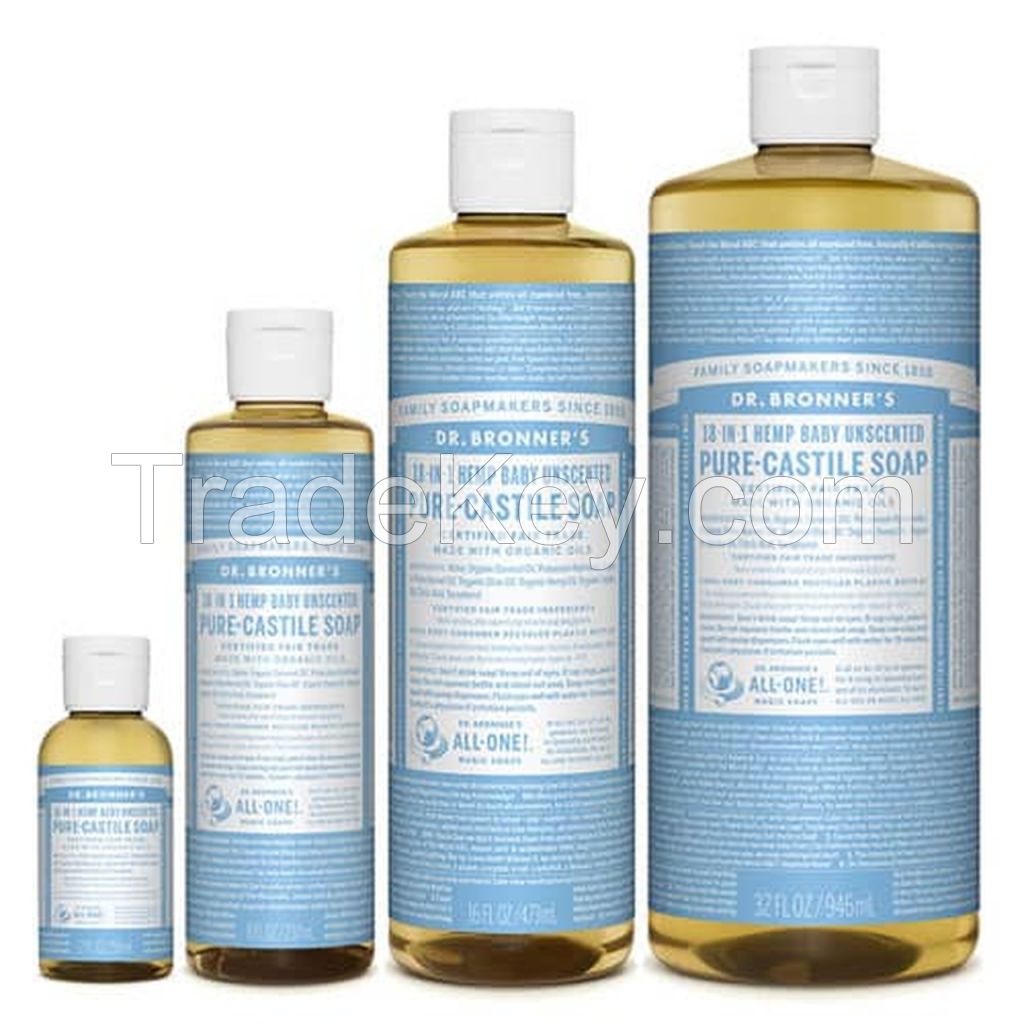 Dr Bronner's Baby Unscented Pure-Castile Liquid Soap 237ml Best Offer