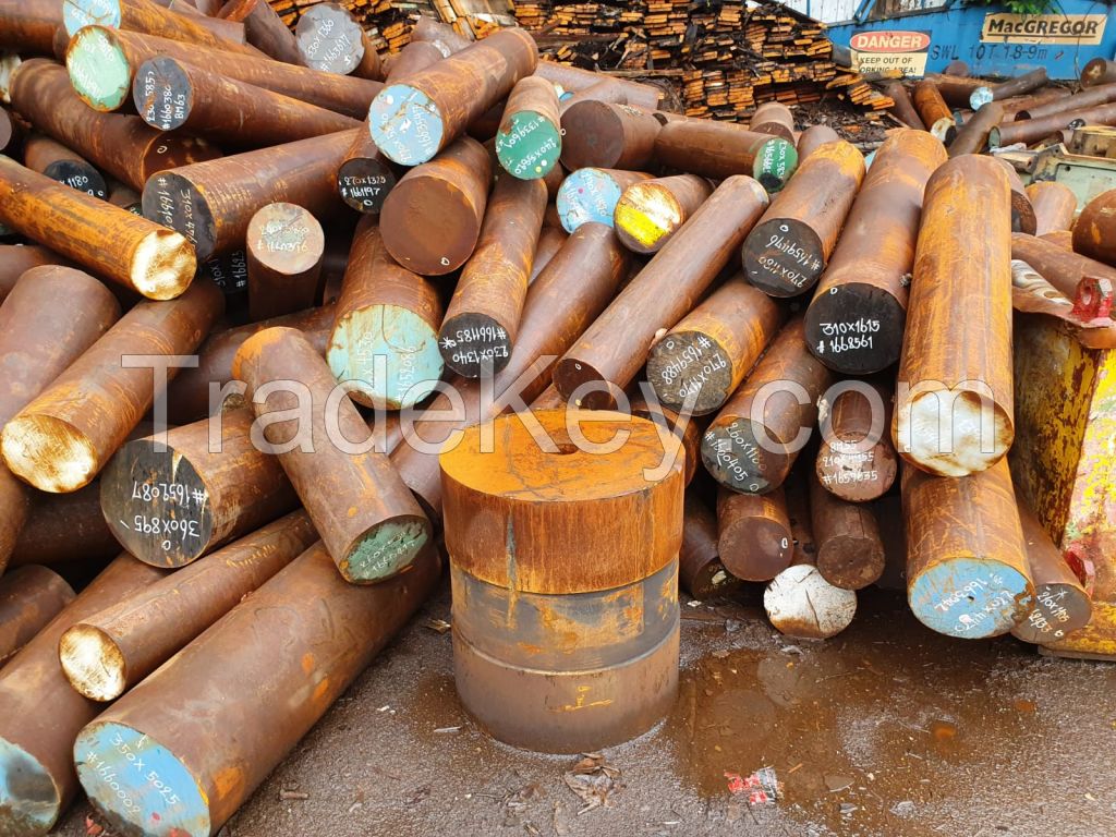 Ship Shafts, Roller Shafts, Alloy Steel Rounds, Marine Shaft, Round Bars, EN Series Shafts, Seamless / Hydraulic Pipe, Specialized Plates (HARDOX 450)