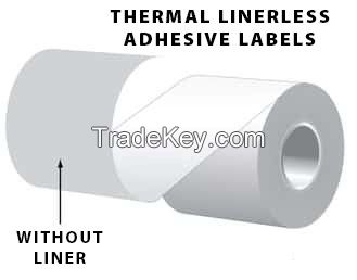 Thermal Linerless Adhesive Labels