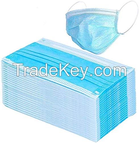 BIOBASE 3 ply disposable fabric earloop 3ply face mask disposable protec