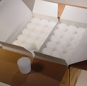 WHITE CANDLES WHOLESALE