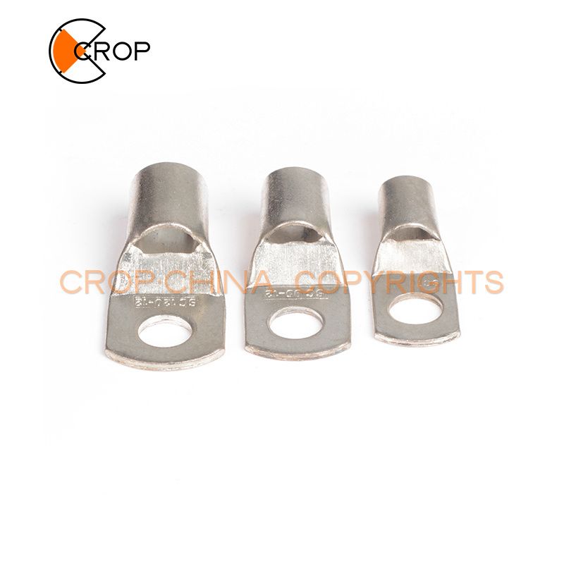 SC electrical Cable accessories Copper Tube Terminal Lug / tinned Copper Cable Lugs