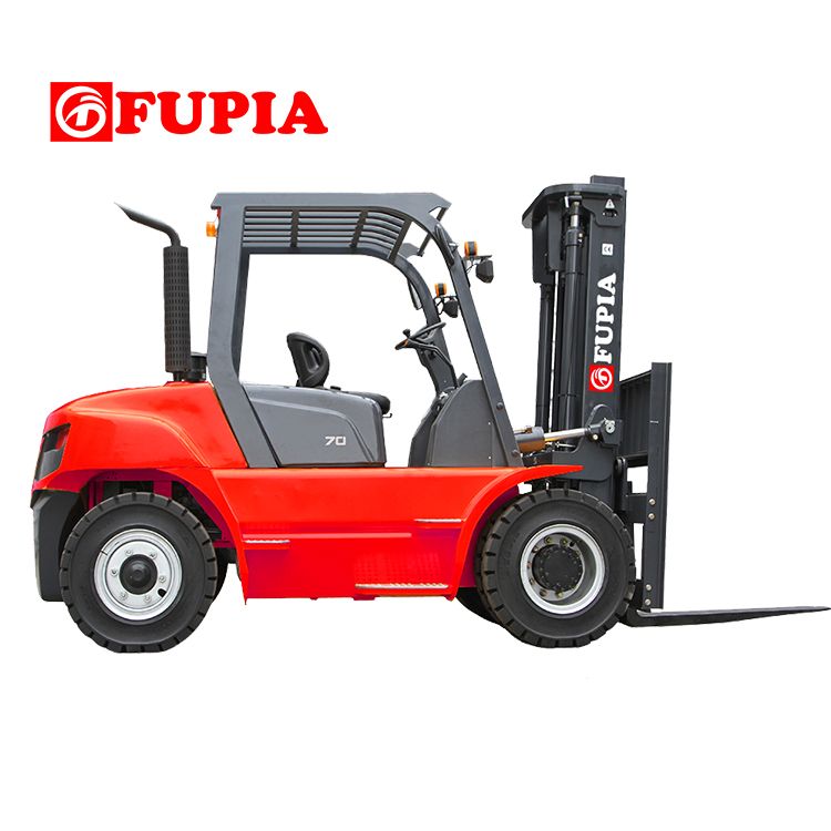 Construction lift trucks 7ton diesel engine motor powered forklifts