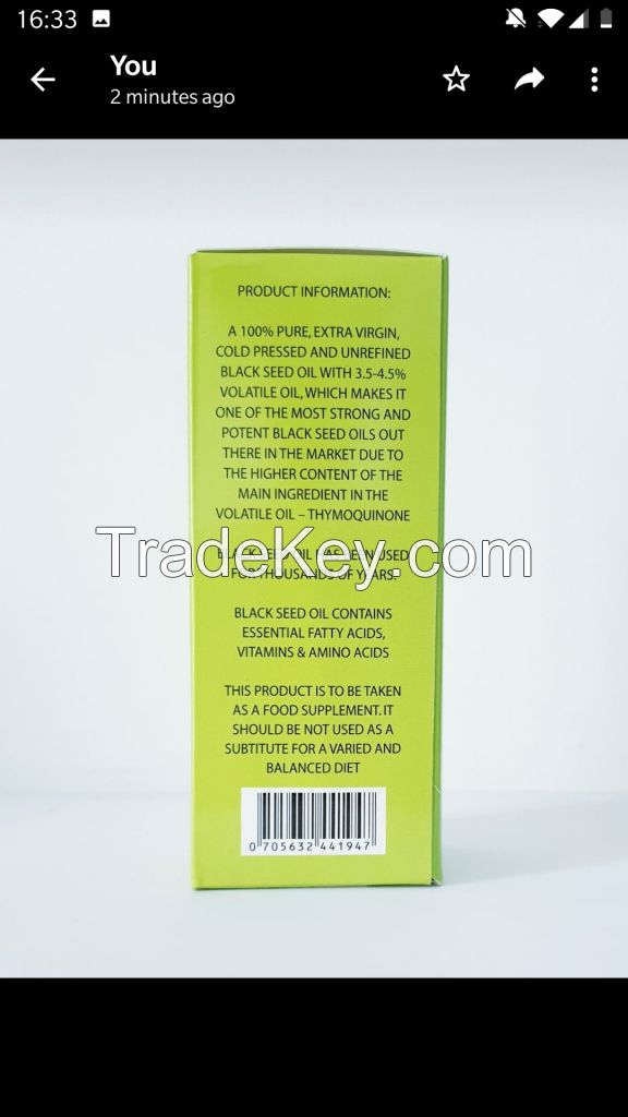 Strong Black Seed oil