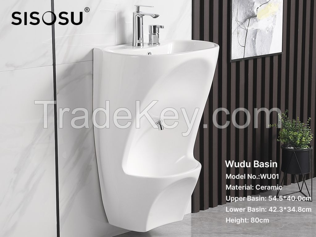 Dual Levels Wudu Basin