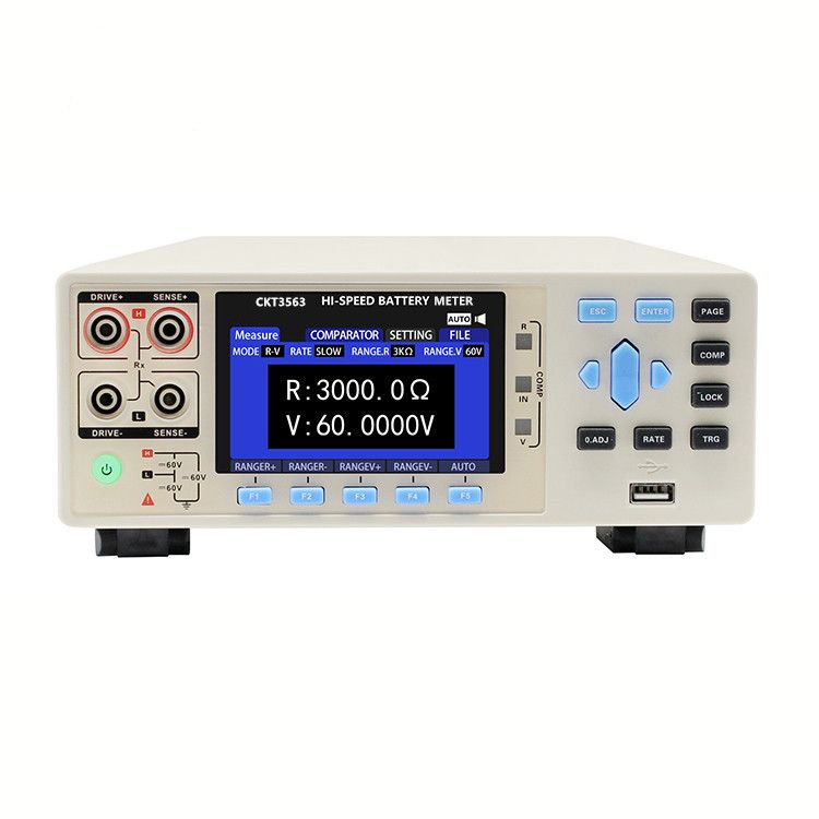 CKT3563 Internal Resistance Battery Tester with Measuring Range 0.1micro ohm - 3k ohm; 10micro V-60V