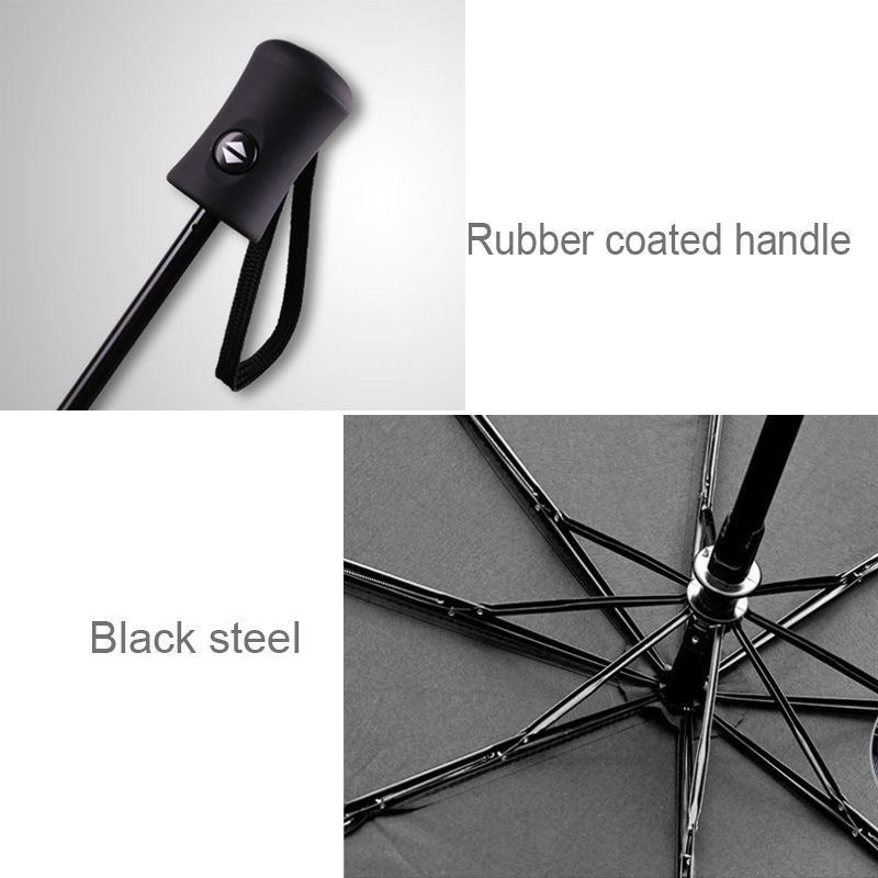Stock Automatic personalized custom fold umbrella with printing logo