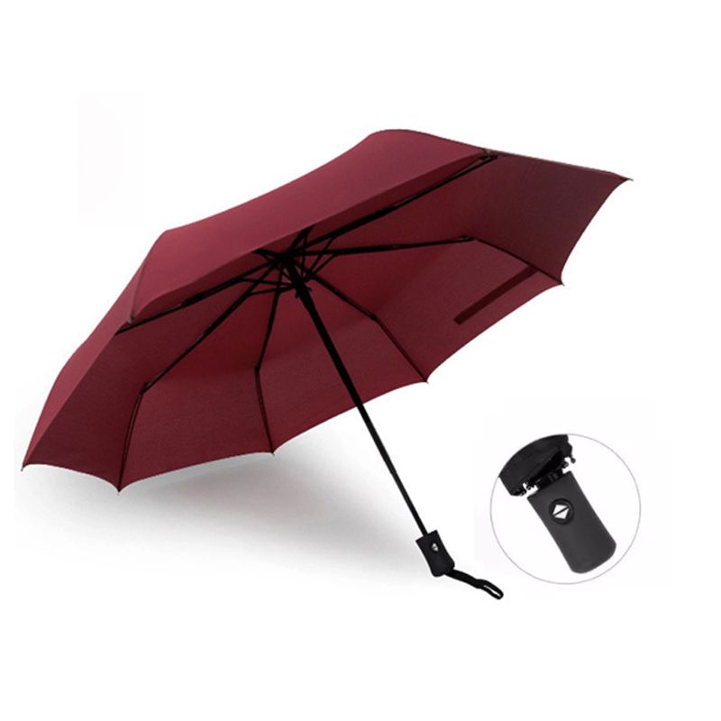 Stock Automatic personalized custom fold umbrella with printing logo