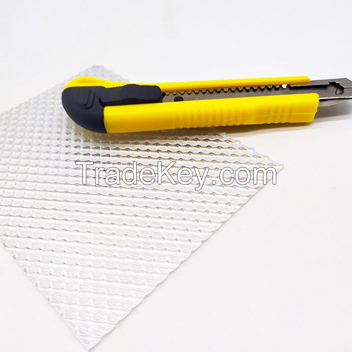 Embossed polycarbonate sheet