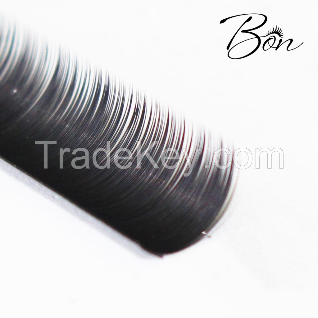 C Curl premium silk lashes faux mink eyelash extension private label - BON