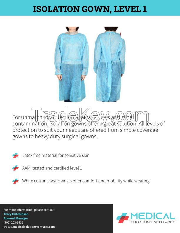 Isolation Gown Level 1