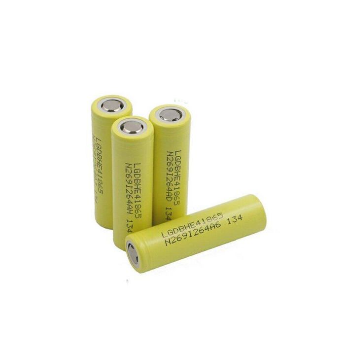 Li ion LG 18650 HE4 2500mAh 20A rechargeable battery