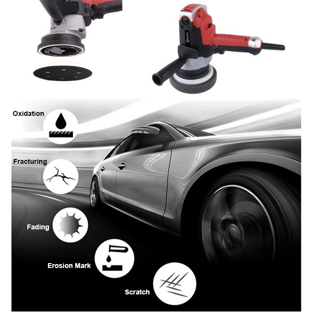 KY5680 2 Useful handle Orbit Gear Action Polisher Detailing Car Beauty