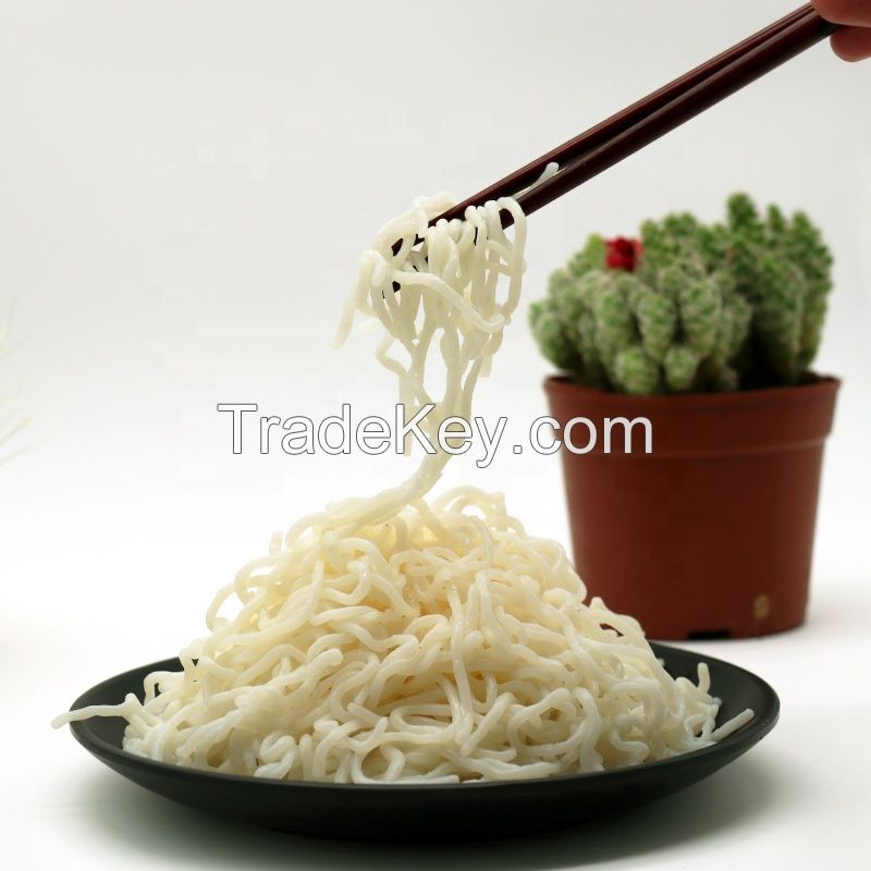 Wholesale Chinese style Shirataki low calorie pasta instant konjac soybean spaghetti pasta 