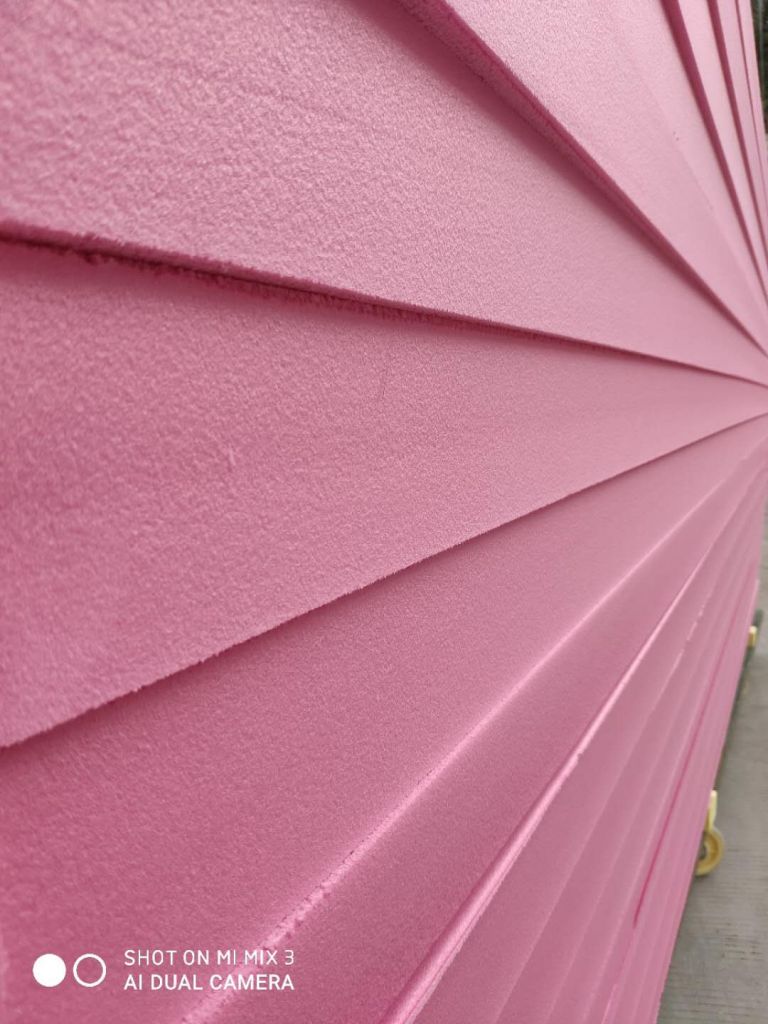 XPS foam board, pink building insulation board, roof insulation, water