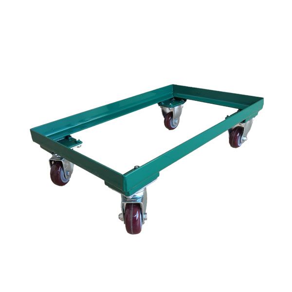 441 Lbs Steel Dollies Mover L25&quot; X W15&quot; 3&quot; PU Wheel