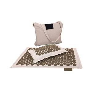 Eco Acupressure Massage Mat for Back and Neck, Acupuncture Mat And Pillow Set with Linen Carry Bag, acupressure mat, spike mat, massage mat, massger