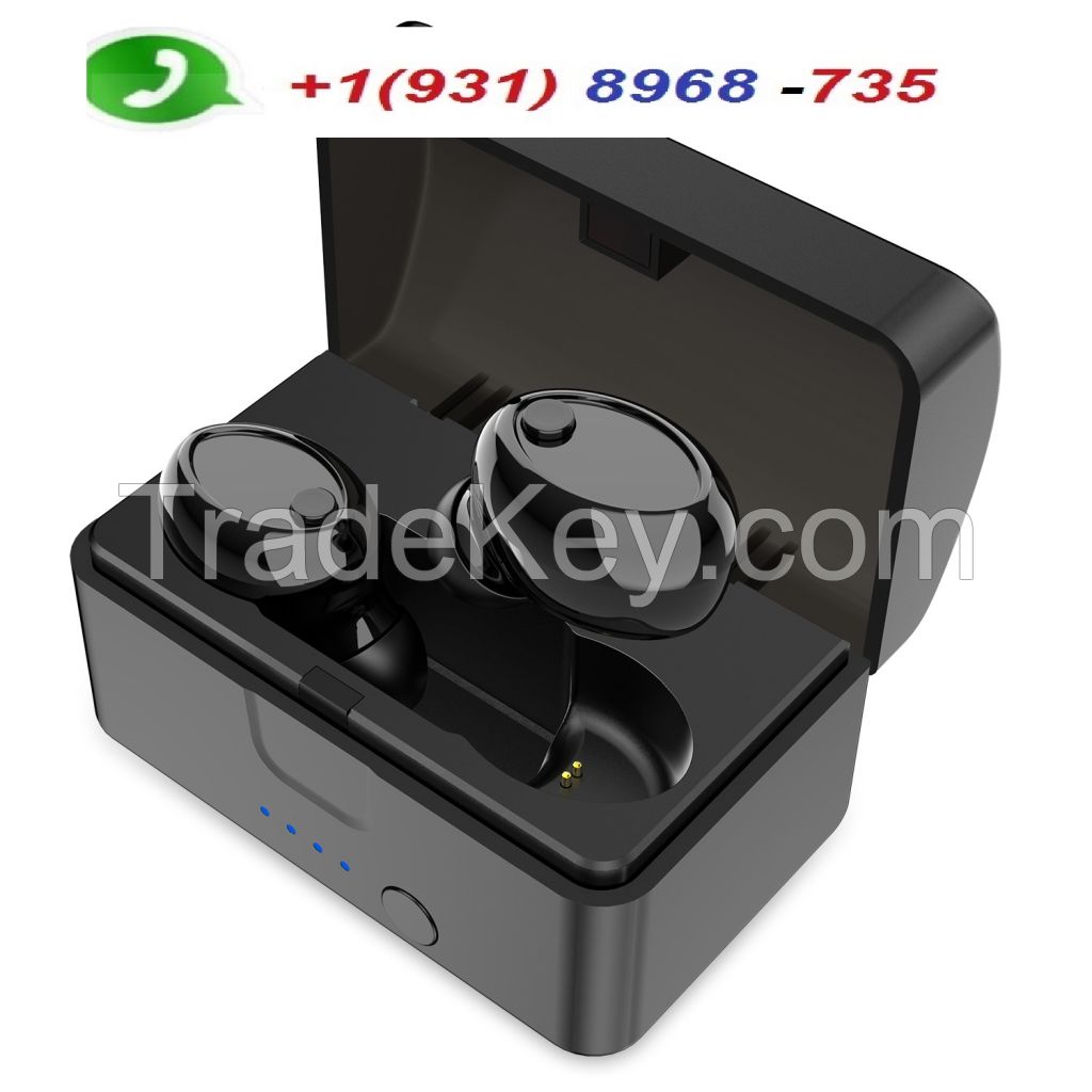 Mini Wireless Earbuds Bluetooth 5.0 Earpiece Headphone - Noise Cancelling Sweatproof