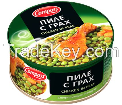 Chicken In Peas, 300 g.