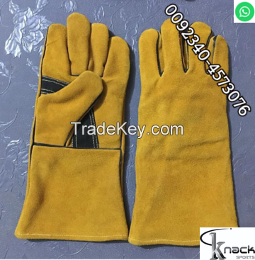 Wholesaler gloves welding dealar and manufacture working gloves tig mig