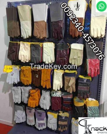 Long welding Labour leather working gloves tig mig fir  fishing gloves cuf