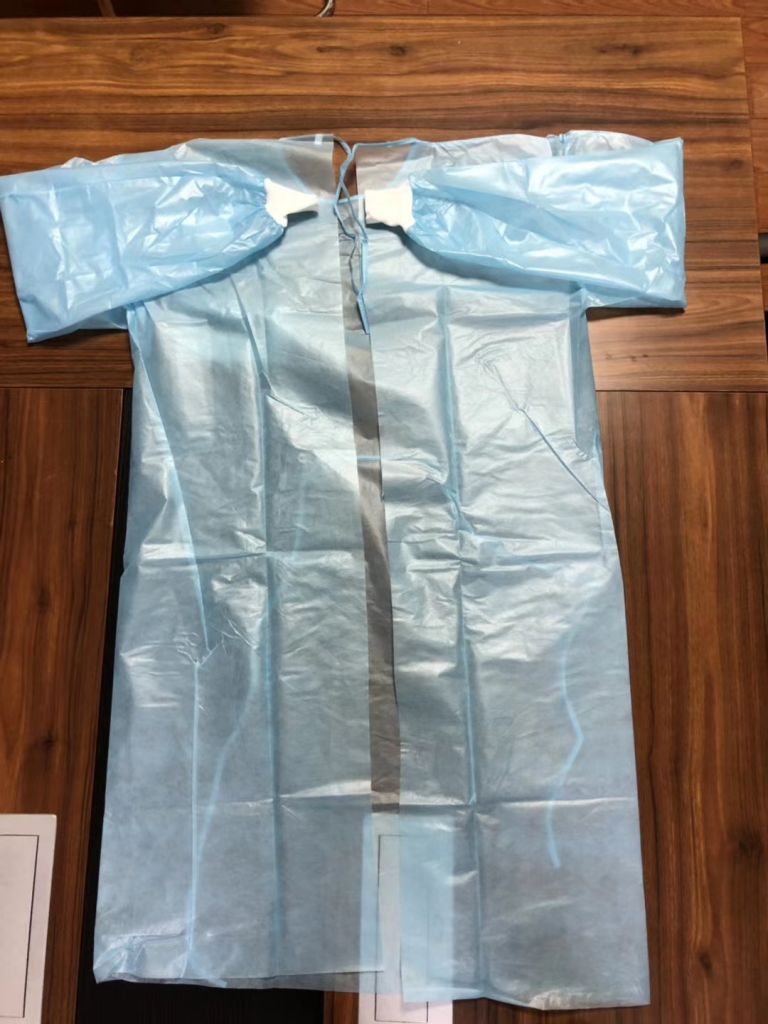 Disposable Plastic Gown Cpe Isolation Coverall