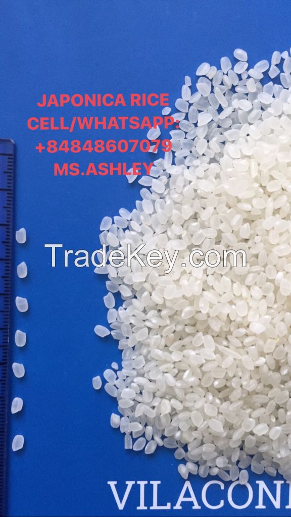 JAPONICA RICE/RIZ JAPONICA/ARROZ JAPONICA FOR EXPORT WORLDWIDE(PH/WA:+84848607079 MS.ASHLEY/E: ashleynguyen.vilaconic@gmai.com)