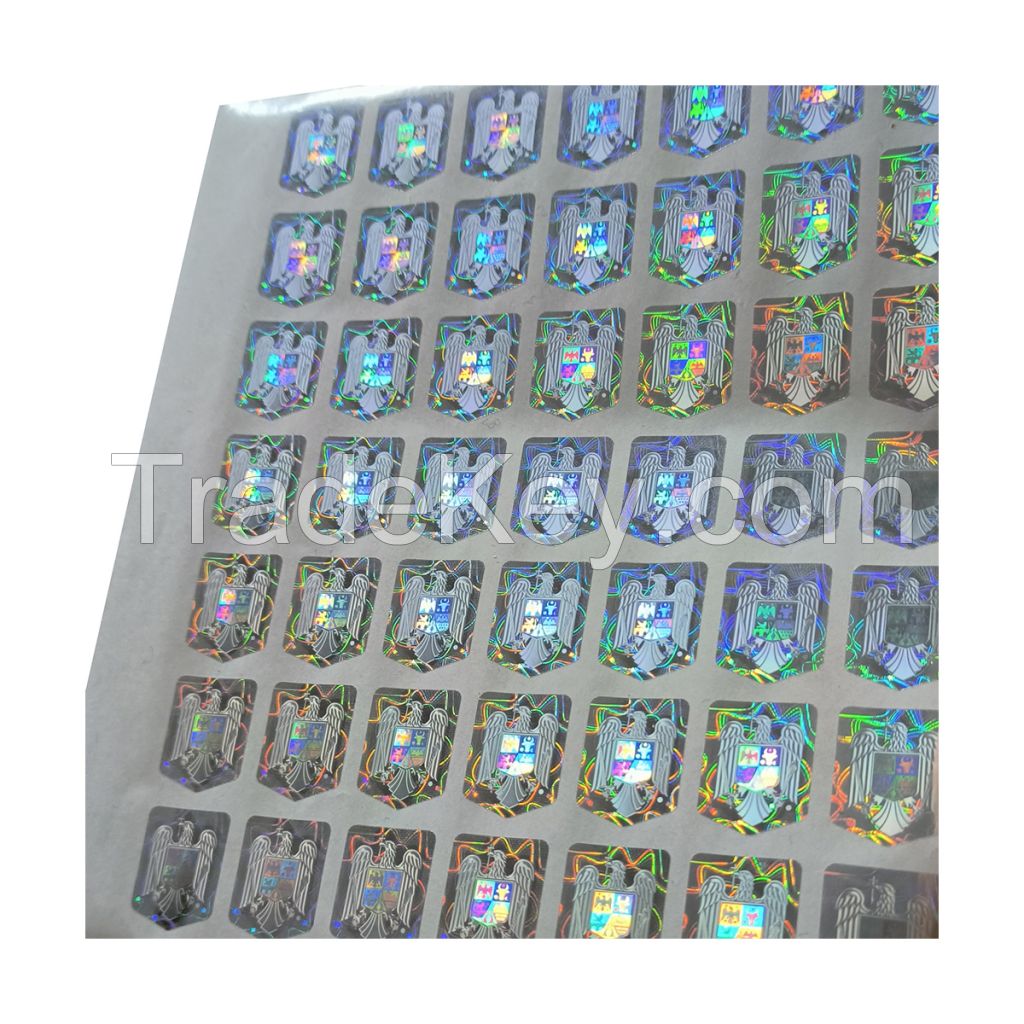 Two-channel/Multi-channel Anti-counterfeit UV Printing Security Hologram Sticker with Microtexts